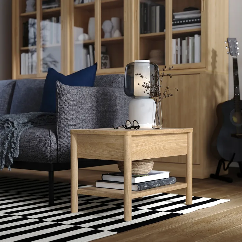 IKEA TONSTAD ТОНСТАД, журнальний столик, дуб дубовий, 64x40 см 805.284.70 фото №2