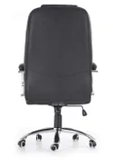 Кресло компьютерное офисное вращающееся HALMAR KING, экокожа, черный фото thumb №6