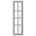 IKEA BODBYN БУДБИН, стеклянная дверь, серый, 30x100 см 104.850.30 фото thumb №1