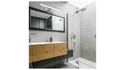 BRW Настінний світлодіодний металевий світильник для ванної кімнати Splash сріблястий 086738 фото thumb №6