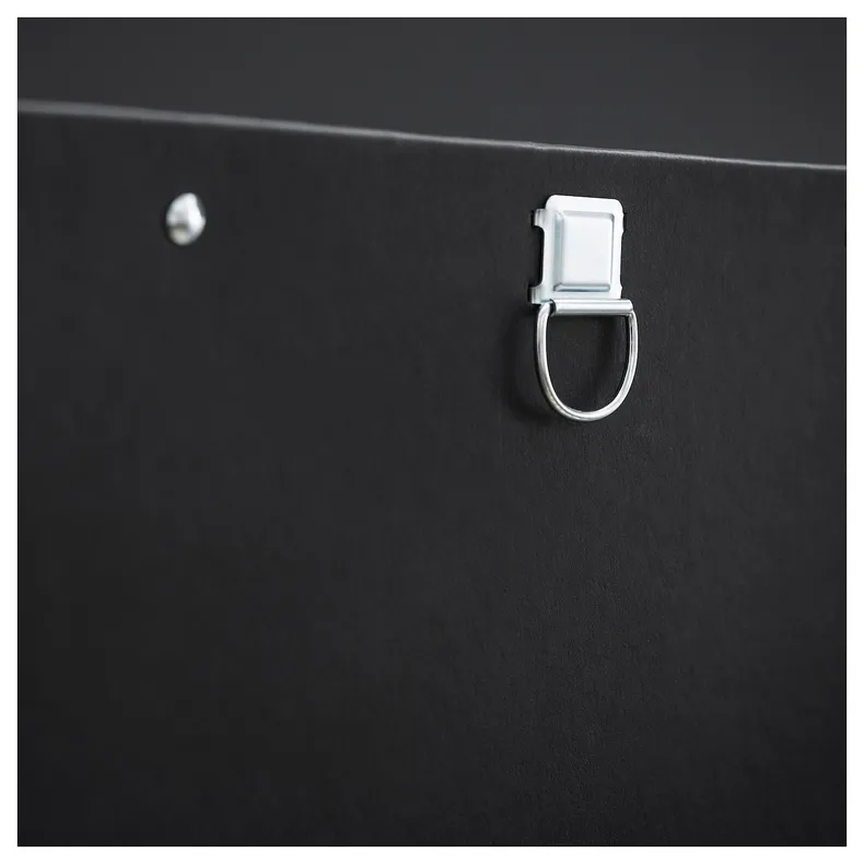 IKEA NIMM НИММ, коробка с крышкой, черный, 25x35x15 см 805.181.69 фото №6