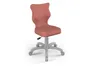 BRW Дитячий стілець для парти рожевий, розмір 4 OBR_PETIT_SZARY_ROZM.4_MONOLITH_08 фото