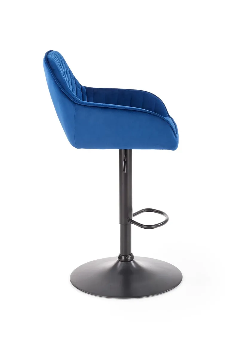Барний стілець HALMAR H103 темно-синій фото №4