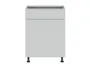 BRW Кухонный базовый шкаф Top Line 60 см левый с выдвижным ящиком светло-серый матовый, греноловый серый/светло-серый матовый TV_D1S_60/82_L/SMB-SZG/BRW0014 фото