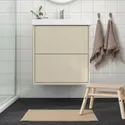 IKEA FINTSEN ФІНСТЕН, килимок для ванної кімнати, бежевий, 40x60 см 205.819.03 фото thumb №3