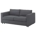 IKEA VIMLE ВИМЛЕ, 2-местный диван-кровать, Окрашенный в средне-серый цвет 095.452.71 фото thumb №1
