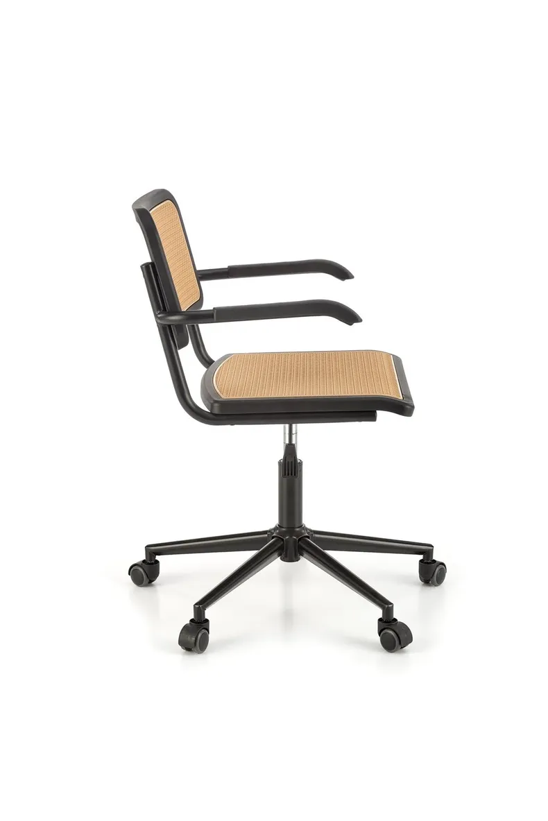 Кресло офисное вращающееся HALMAR INCAS, коричневый/черный фото №4