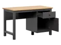 Письмовий стіл BRW Hesen, 120х60 см, графітовий/дуб артизан BIU1D1S-GF/DASN фото thumb №3
