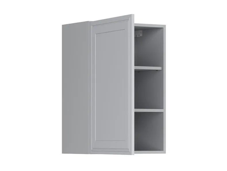 BRW Верхний кухонный шкаф Верди 50 см левый светло-серый матовый, греноловый серый/светло-серый матовый FL_G_50/72_L-SZG/JSZM фото №3