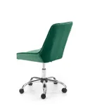 Крісло комп'ютерне офісне обертове HALMAR RICO, зелений оксамит фото thumb №6