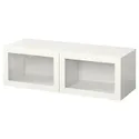 IKEA BESTÅ БЕСТО, комбинация настенных шкафов, белый / Синдвик белый, 120x42x38 см 094.398.45 фото thumb №1