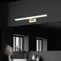 BRW Настінний світлодіодний світильник для ванної кімнати Shine 60см металл білий 080990 фото thumb №3