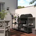 IKEA GRILLSKÄR ГРИЛЛЬСКЭР, кухня с угольным грилем, для улицы, нержавеющая сталь, 172x61 см 393.849.88 фото thumb №7