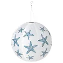 IKEA SOLVINDEN СОЛВИДЕН, подвесная светодиодная лампа, внешняя сфера / голубая звезда, 45 см 705.139.78 фото thumb №1