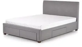 Ліжко з ящиками HALMAR MODENA 180x200 см сірий фото