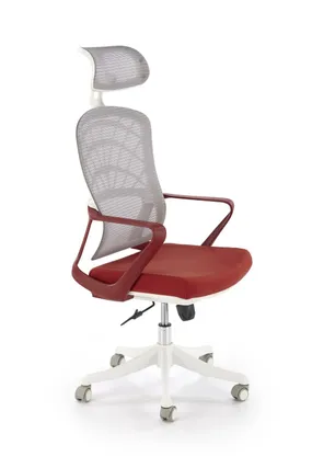 Кресло компьютерное офисное вращающееся HALMAR VESUVIO 2 корица/белый фото