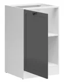 BRW Junona Line базовый шкаф для кухни 50 см левый графит, белый/графит D1D/50/82_L_BBL-BI/GF фото thumb №3