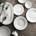 IKEA UPPLAGA УППЛАГА, тарелка, белый, 28 см 104.247.01 фото thumb №9