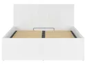 BRW Кровать Tetrix 140x200 с каркасом и ящиком для хранения белый глянцевый, белый глянец LOZ/140/B-BIP фото thumb №3