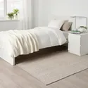 IKEA TIPHEDE ТІПХЕДЕ, килим, пласке плетіння, натуральний / чорний, 120x180 см 404.567.57 фото thumb №3