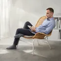 IKEA FRYKSÅS ФРЮКСОС, крісло, ротанг 805.400.33 фото thumb №5