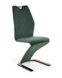 Кухонний стілець HALMAR K442 темно-зелений фото thumb №1