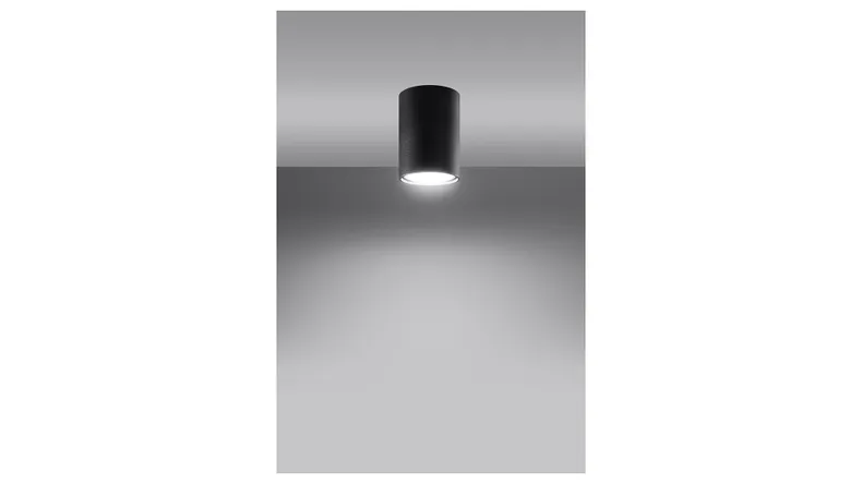 BRW Светильник накладной Lagos 10 см сталь черный 084753 фото №3