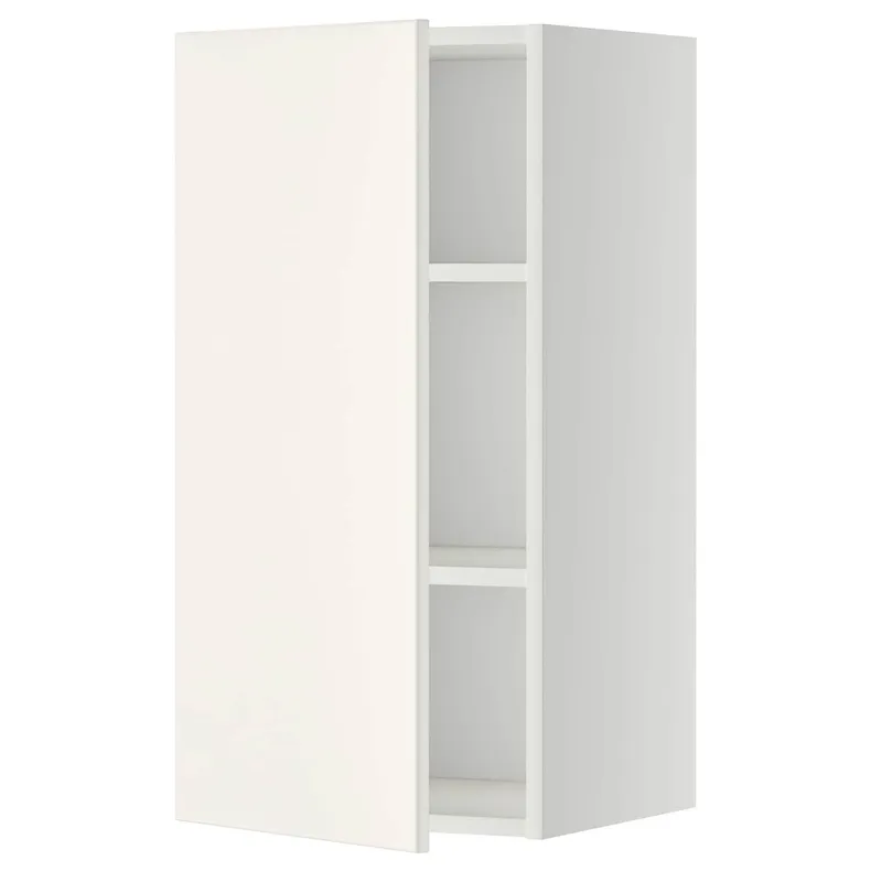 IKEA METOD МЕТОД, навесной шкаф с полками, белый / белый, 40x80 см 294.645.27 фото №1