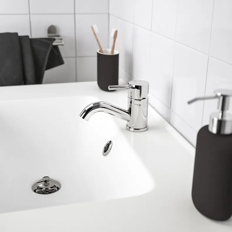 IKEA EKOLN ЭКОЛЬН, дозатор для жидкого мыла, тёмно-серый 404.416.19 фото №2