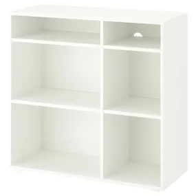 IKEA VIHALS ВІХАЛЬС, стелаж 4 полиці, білий, 95x37x90 см 504.832.89 фото
