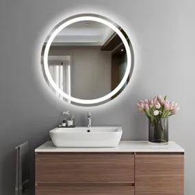 Doloto-Mirror Зеркало круглое с LED подсветкой "Leonor", 500х500 мм фото