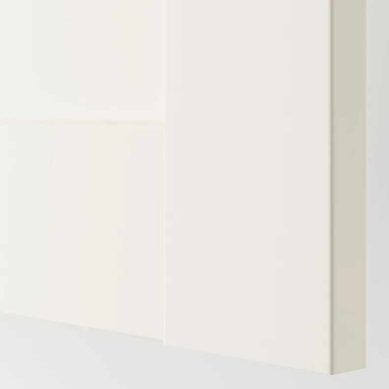 IKEA PAX ПАКС / BERGSBO БЕРГСБУ, гардероб, білий / білий, 150x60x201 см 390.255.99 фото №4