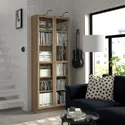 IKEA BILLY БІЛЛІ / OXBERG ОКСБЕРГ, книжкова шафа зі склян дверц, під дуб, 80x30x202 см 994.833.20 фото thumb №2