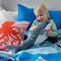 IKEA BLÅHAJ БЛОХЕЙ, іграшка м’яка, акула, 55 см 205.406.63 фото thumb №3