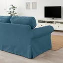 IKEA EKTORP ЕКТОРП, 3-місний диван, з шезлонгом/Tallmyra blue 194.305.47 фото thumb №3