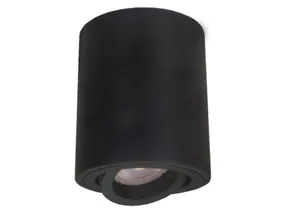 BRW Алюмінієвий накладний світильник Tulon чорний 075765 фото