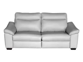 BRW Трехместный диван Dublin с функцией релаксации из экокожи белого цвета, Долларо Бьянко SO-DUBLIN-3TVE-SK2_BA6EF2 фото