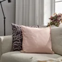 IKEA GURLI ГУРЛИ, чехол на подушку, бледно-розовый, 50x50 см 203.436.29 фото thumb №2
