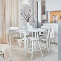 IKEA MELLTORP МЕЛЬТОРП, стіл, білий, 125x75 см 190.117.77 фото thumb №3