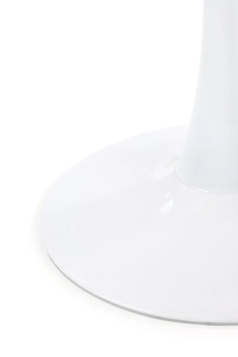Стол обеденный HALMAR DENVER 80x80 столешница - белый мрамор, ножка - белый фото №8