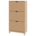 IKEA STÄLL СТЭЛЛ, галошница,3 отделения, дуб, 79x29x148 см 005.302.26 фото thumb №1