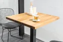 Кухонний стіл SIGNAL PURO, дуб / чорний, 60x60 фото thumb №7