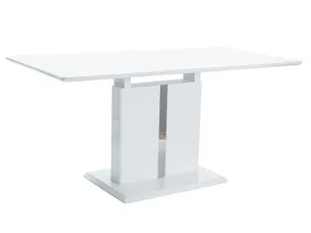 Стіл обідній SIGNAL DALLAS, білий лак, 75x110 фото
