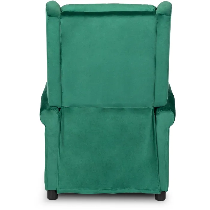 Кресло реклайнер бархатное MEBEL ELITE SIMON Velvet, зеленый фото №14