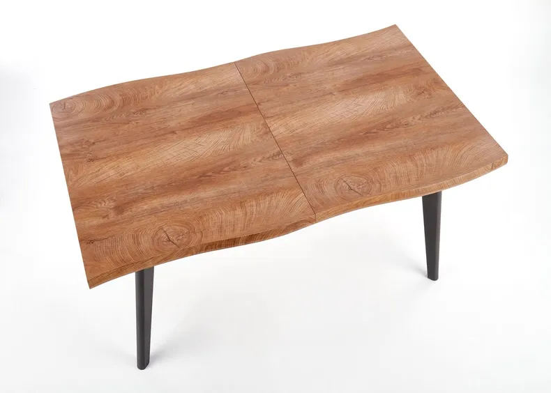 Кухонний стіл розкладний HALMAR DICKSON 150-210x90 см, стільниця - натуральний дуб, ніжки - чорний фото №18