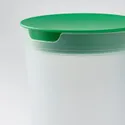 IKEA UPPFYLLD УППФИЛЛД, контейнер для салата, ярко-зеленый / прозрачный, 1.4 l 105.286.85 фото thumb №6