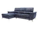 BRW Угловой диван Livorno с ящиком для хранения темно-синий велюр, Touch Me 8 NA-LIVORNO-L-G3_B84316 фото thumb №2