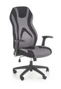 Крісло комп'ютерне офісне обертове HALMAR JOFREY чорний / сірий фото thumb №1
