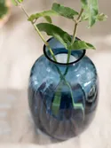 IKEA TONSÄTTA ТОНСЕТТА, ваза, синій, 21 см 004.421.97 фото thumb №5