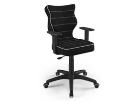 BRW Молодіжний поворотний стілець чорний, розмір 6 OBR_DUO_CZARNY_ROZM.6_VISTO_1 фото